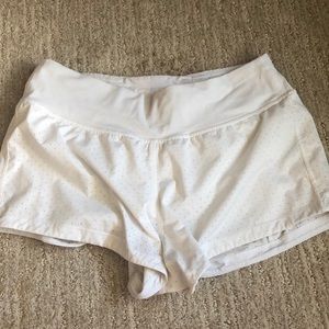 Lululemon white shorts